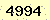 請輸入此驗證碼 : 4994