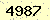 請輸入此驗證碼 : 4987