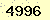 請輸入此驗證碼 : 4996