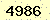 請輸入此驗證碼 : 4986