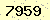 請輸入此驗證碼 : 7959