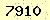 請輸入此驗證碼 : 7910