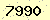 請輸入此驗證碼 : 7990