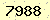 請輸入此驗證碼 : 7988