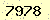 請輸入此驗證碼 : 7978