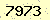 請輸入此驗證碼 : 7973
