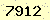 請輸入此驗證碼 : 7912