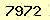 請輸入此驗證碼 : 7972
