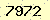 請輸入此驗證碼 : 7972