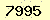 請輸入此驗證碼 : 7995