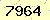 請輸入此驗證碼 : 7964