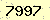 請輸入此驗證碼 : 7997