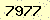 請輸入此驗證碼 : 7977