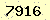 請輸入此驗證碼 : 7916