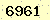 請輸入此驗證碼 : 6961