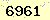 請輸入此驗證碼 : 6961