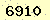 請輸入此驗證碼 : 6910