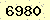 請輸入此驗證碼 : 6980