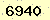 請輸入此驗證碼 : 6940