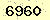 請輸入此驗證碼 : 6960