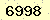 請輸入此驗證碼 : 6998