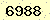 請輸入此驗證碼 : 6988