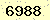 請輸入此驗證碼 : 6988