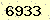 請輸入此驗證碼 : 6933