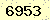 請輸入此驗證碼 : 6953