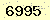 請輸入此驗證碼 : 6995