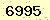 請輸入此驗證碼 : 6995