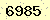 請輸入此驗證碼 : 6985
