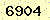 請輸入此驗證碼 : 6904