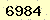 請輸入此驗證碼 : 6984