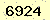 請輸入此驗證碼 : 6924