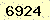 請輸入此驗證碼 : 6924