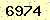 請輸入此驗證碼 : 6974