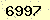請輸入此驗證碼 : 6997