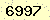 請輸入此驗證碼 : 6997