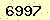 請輸入此驗證碼 : 6997
