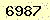 請輸入此驗證碼 : 6987