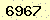 請輸入此驗證碼 : 6967