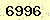 請輸入此驗證碼 : 6996