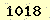 請輸入此驗證碼 : 1018