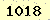 請輸入此驗證碼 : 1018