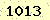 請輸入此驗證碼 : 1013