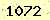 請輸入此驗證碼 : 1072