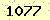 請輸入此驗證碼 : 1077