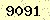 請輸入此驗證碼 : 9091
