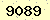 請輸入此驗證碼 : 9089